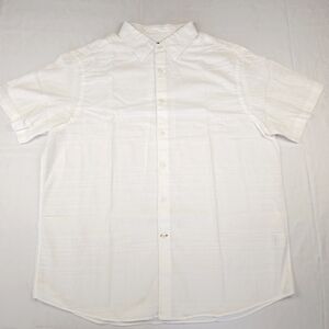 Cremiex 100% Cotton  Short Sleeve Button  Down Shirt Size XL